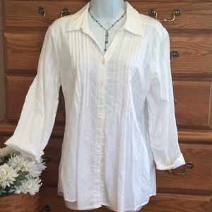 CB White Cotton Blouse